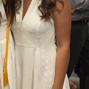 Free People Lace Deep-V Dress